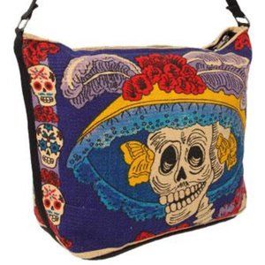 New~Day of the Dead Skeleton Katrina Shoulder Bag